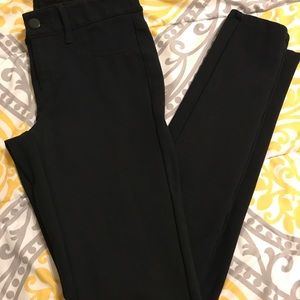 Mossimo black ponte stretch jeggings